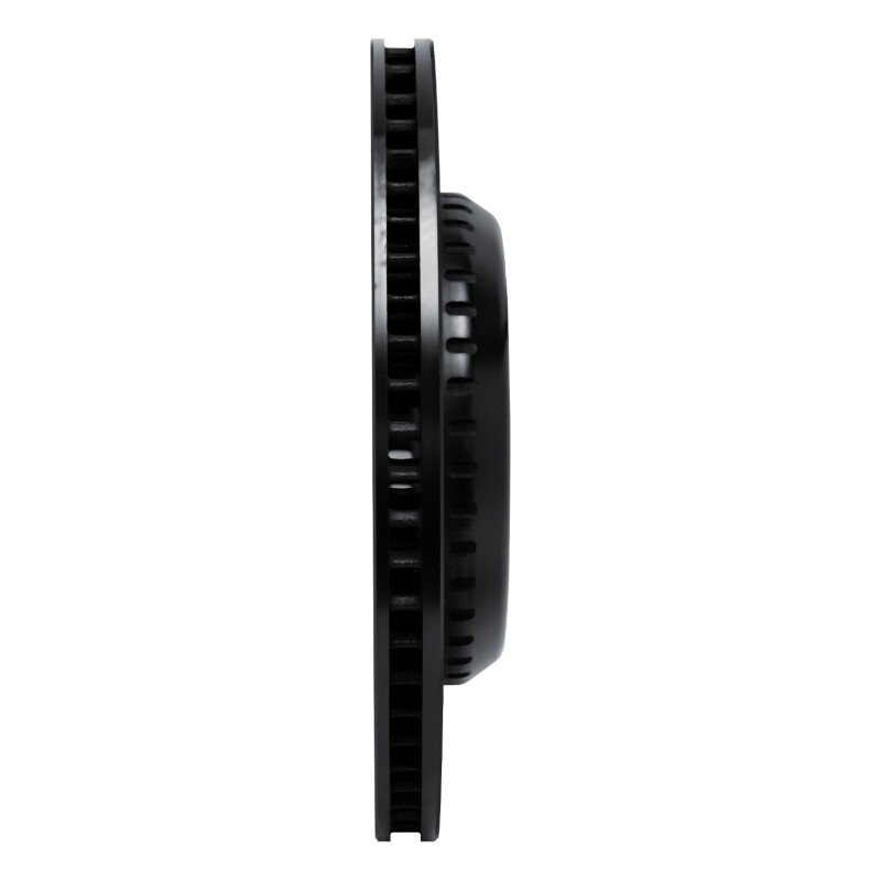 Land Rover Defender 90 Brake Rotor (1) - Rear Right - R1 Concepts - Drilled & Slotted - Black - `20-`25